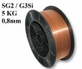 (3,78€/kg) 5KG SG2 SCHWEIßDRAHT 0,8mm MIG / MAG - 1 Rolle - G3Si 5 Kg 0.8