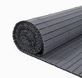 Sichtschutzmatte Sichtschutzzaun Windschutz Bambuszaun PVC-Matte 300x160 Grau