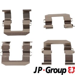 ORIGINAL® Jp Group Zubehörsatz, Scheibenbremsbelag Hinten für Opel ANTARA A