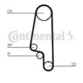 Continental Ctam CT846WP4 Wasserpumpe + Zahnriemensatz für Seat Cordoba VW Fox