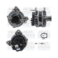 1x Generator MEAT & DORIA 5510545G passend für AUDI SEAT SKODA VW VAG