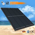 200W 12V Schwarz Monokristallin Solarpanel Solarmodul Photovoltaik Wohnmobil DE