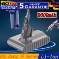 9.0Ah Akku + Pre Filter Für Dyson V7 Absolute Fluffy Animal Trigger Staubsauger