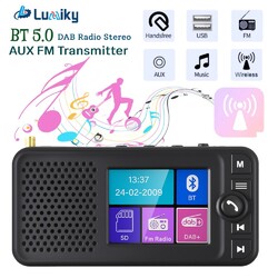 2.4" Auto DAB+ DAB Autoradio Adapter Bluetooth FM Wireless Transmitter Empfänger