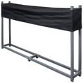 Kaminholzständer Kaminholzregal Brennholzregal 200 x 115 cm Anthrazit V2Aox