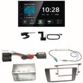 Kenwood DMX5020DABS Android Auto CarPlay Einbauset für Skoda Octavia 2 Yeti 5L