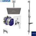 Hansa Twist Duschsystem Regendusche Unterputz Kopfbrause Bluebox Duschset Brause