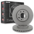 2x Zimmermann Bremsscheiben Coat Z Ø287mm Vorne passend für Suzuki Jimny 1.5