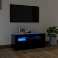 TV Schrank mit LED Lowboard Fernsehschrank Fernsehtisch Holzwerkstoff vidaXL