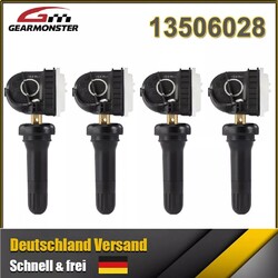 4x Reifendrucksensor RDKS Sensor passend für Opel Adam Corsa D TPMS Reifendruck