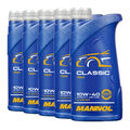 5 (5x1) Liter MANNOL 10W-40 Classic Motoröl für Audi, VW, Renault, Mercedes