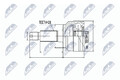 NTY Gelenksatz Antriebswelle NPZ-MZ-058 für GH MAZDA 28 626 Sport 5 Station GW