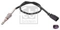 Febi Bilstein (100803) Abgastemperatursensor, Abgassensor für VW