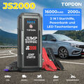 TOPDON JS2000 12V kfz Starthilfe 2000A Ladebooster Auto Jumper Starter PowerBank