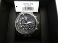 CITIZEN AS4050-51E Sky ECO-DRIVE FUNK SOLAR CHRONO SAPHIR TITAN