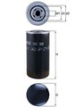 KNECHT Ölfilter OC 35 Anschraubfilter für FIAT 370 IVECO 260 330 600 PA VW ATEGO