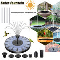 Solar Pumpe Springbrunnen Upgrade Brunnen Wasserspiel Teichpumpe Garten Fontäne