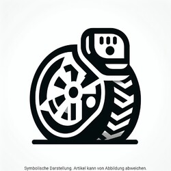 Radsensor Reifendruck-Kontrollsystem BOSCH 0 273 014 058 Stahl für VW PASSAT B8