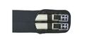 Neopren Sattelgurt HKM Elastik Rollenschnallen atmungsaktiv schwarz 45-160 cm