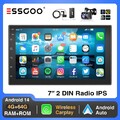 7" Android 14 DAB+ Carplay Autoradio GPS Navigation IPS Screen 4+64G 2 DIN Kam