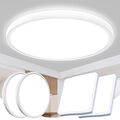 LED Deckenlampe Ultraflach Panel Deckenleuchte Wohn Schlafzimmer Küche Flur IP44