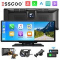 10.26" 4K Dashcam Carplay Autoradio Android Bluetooth Apple AutoKamera GPS