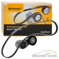 CONTITECH KEIL-RIPPEN-RIEMEN-SATZ + RIEMEN-SPANNER FÜR OPEL ASTRA G 1.4 1.6 1.8
