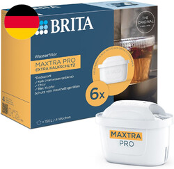 BRITA Wasserfilter Kartusche MAXTRA PRO Extra Kalkschutz (6Er-Pack) Halbjahrespa
