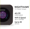 Netgear Nighthawk M1 Mobiler Router WLAN Hotspot 4G LTE Advanced 1 Gbps - MR1100