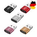 2x USB 3.1 Typ C Buchse auf USB 3.0 Typ A Stecker Adapter Datensynchronisierung 
