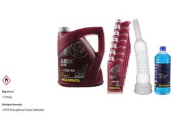 11L MANNOL Getriebeöl Basic Plus 75W-90 API GL 4+ Gear  inkl. Auslaufschlauch