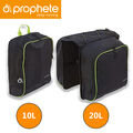 Prophete ® Fahrradtasche Gepäckträgertasche Einzeltasche - Doppeltasche 10L/20L