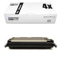 4x Toner für HP Color LaserJet 4700 wie Q5950A 643A BLACK