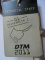 DTM 2011 VIP Karte  Hockenheim Ring Schlüsselband VIP  Eintrittskarte