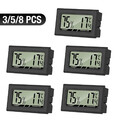 3/5/8 Stück Mini Thermometer Hygrometer Thermo Luftfeuchtigkeit Temperaturmesser
