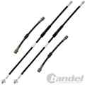 4x BREMSSCHLAUCH VORNE/HINTEN passend für VW JETTA IV TOURAN 1T1 1T2 BIS 10.2009
