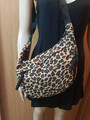 Leo Tasche Umhängetasche Leoprint Leomuster Schultertasche Festival Tasche