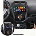 Für Nissan Micra 4 K13 2010-2016 Android 13 Carplay Autoradio BT GPS Navi 2+64GB