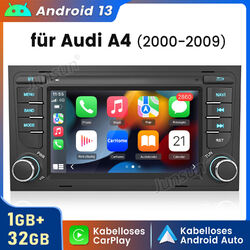 Für Audi A4 8E 8H B6 B7 2000-09 Android13 Autoradio GPS Navi WIFI Carplay SWC BT