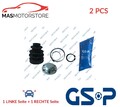 ACHSMANSCHETTE ANTRIEBSWELLE PAAR GSP 760154 2PCS P FÜR SKODA SUPERB II