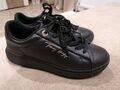 Tommy Hilfiger Sneaker Gr. 37 Schwarz Leder 