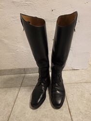 Cavallo Leder Reitstiefel Größe 40H48W41 Mit Schnürung