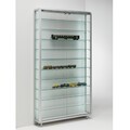 große breite Sammler Glas Wandvitrine 100 cm LED beleuchtet  & verschließbar