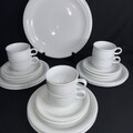 Thomas Porzellan Trend Weiß Kaffee Set 19 Teile 