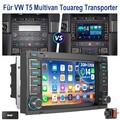 DAB+ Für VW T5 Multivan Transporter Android 14 Autoradio Carplay GPS Navi BT DVR