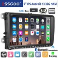 DAB+ 32G Android 13 Carplay Autoradio NAVI Für VW GOLF 5 6 Touran Tiguan Polo T5