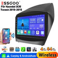 Für Hyundai ix35 Tucson 2010-2015 4G+64GB Android 14 AUTORADIO GPS NAVI WIFI SWC