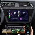 64G Android 14 Autoradio Apple Carplay GPS Navi für VW Tiguan AD1 AX1 2016-2020