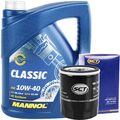 SCT ÖLFILTER + 5 LITER MOTORÖL 10W-40 MANNOL CLASSIC 10W40 ÖL für FIAT MAZDA
