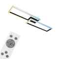 Dimmbare Briloner Frame LED-Deckenleuchte 120 cm 45W CCT-LED Nachtlicht Timer